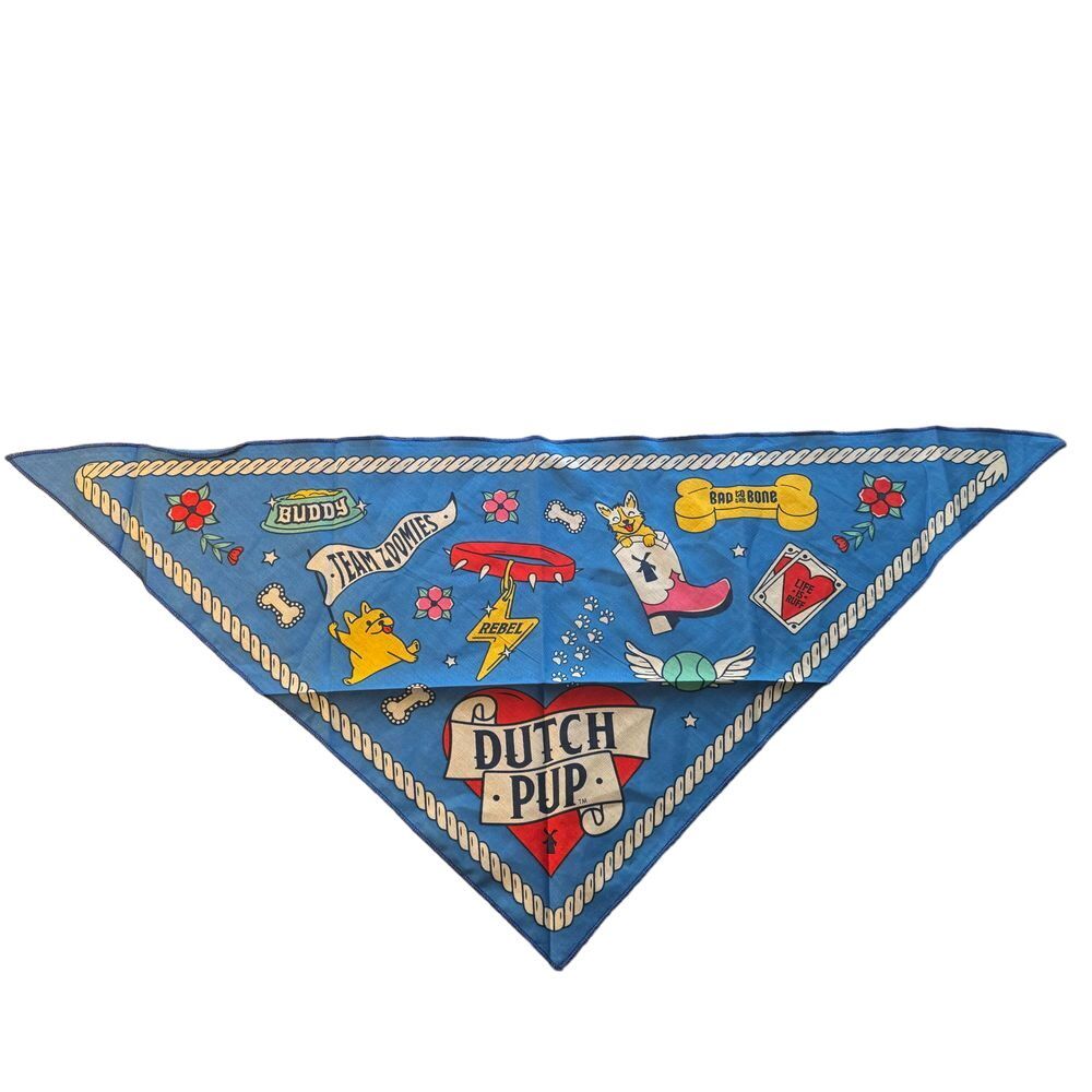 Dutch Bros Coffee Dutch Pup Dog Bandana National Dog‎ Day 2024